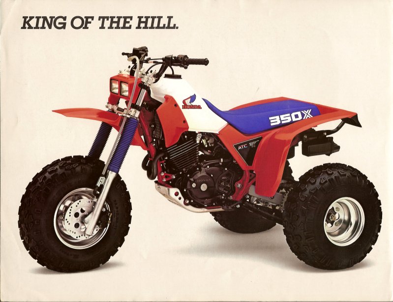 85 Honda 350x atc